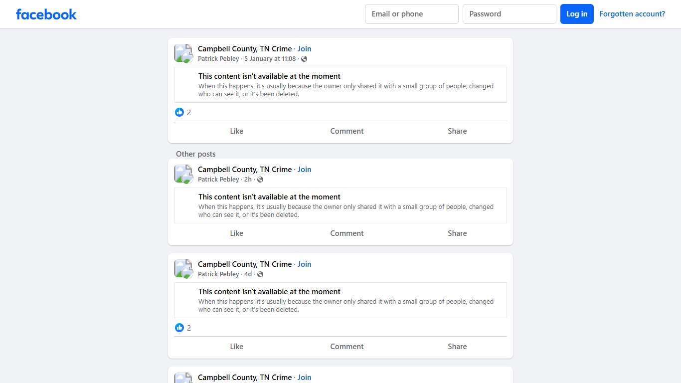 Campbell County, TN Crime | Facebook